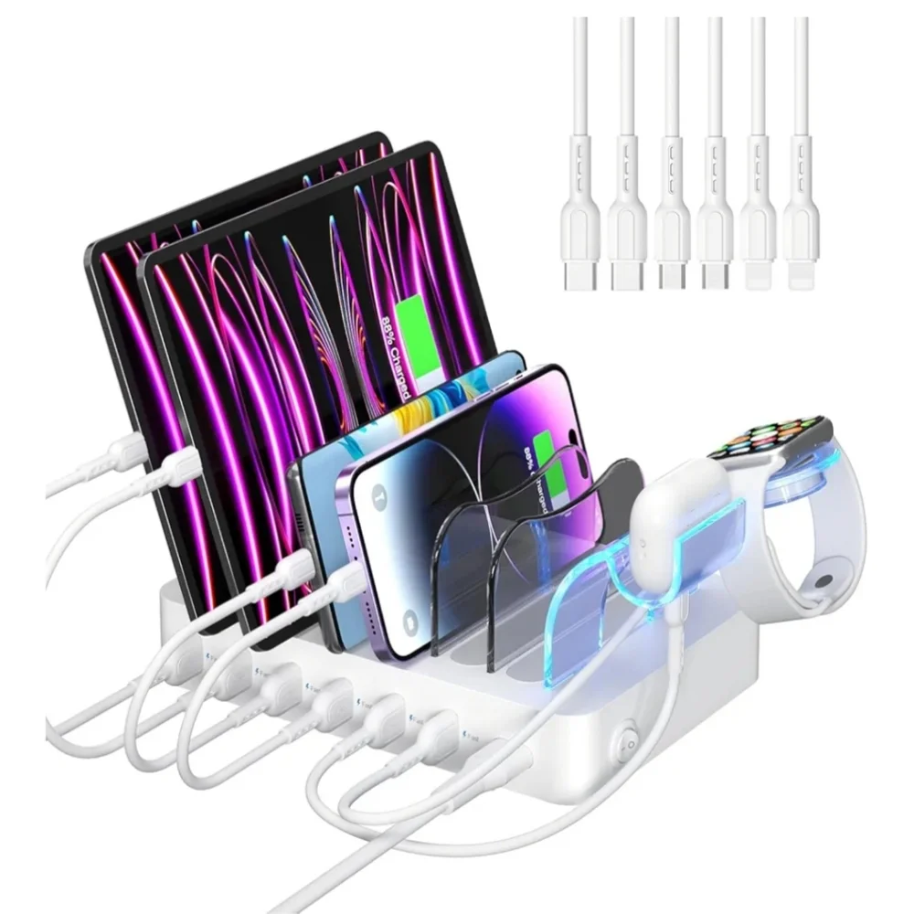 NEW Multi-Device Charging Station with White Finish